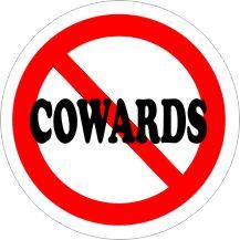  NO COWARDS Car Air Freshener | My Air Freshener