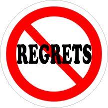  NO REGRETS Car Air Freshener | My Air Freshener