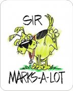 Sir Marks-A-Lot  Air Freshener