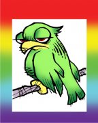 Pride Bird Air Freshener