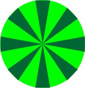  Green Pinwheel Abstract Car Air Fresheners | My Air Freshener