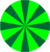  Green Pinwheel Abstract Car Air Fresheners | My Air Freshener