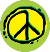  Green Peace Sign Car Air Freshener | My Air Freshener