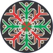  Multi-colored Snowflake Car Air Freshener | My Air Freshener