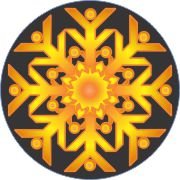 Sunburst Snowflake Air Freshener