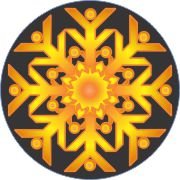 Sunburst Snowflake Air Freshener